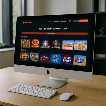 SpinBara Casino - Desktop Platform Design - User Interface